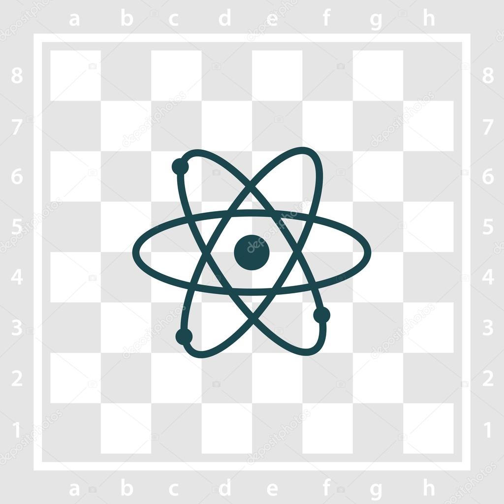 Web icon. Atom design element