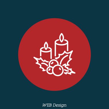 Noel mumlar ve holly Karpuzu