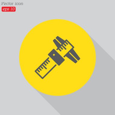 Kaliper basit simgesi