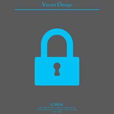 Asma kilit satırı simgesi