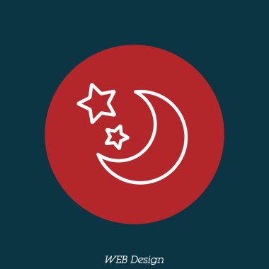 ay ve yıldız kutsal kişilerin resmi