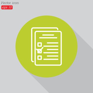 Denetim listesi satırı simgesi