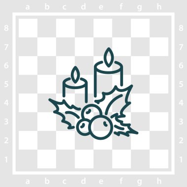 Noel mumlar ve holly Karpuzu