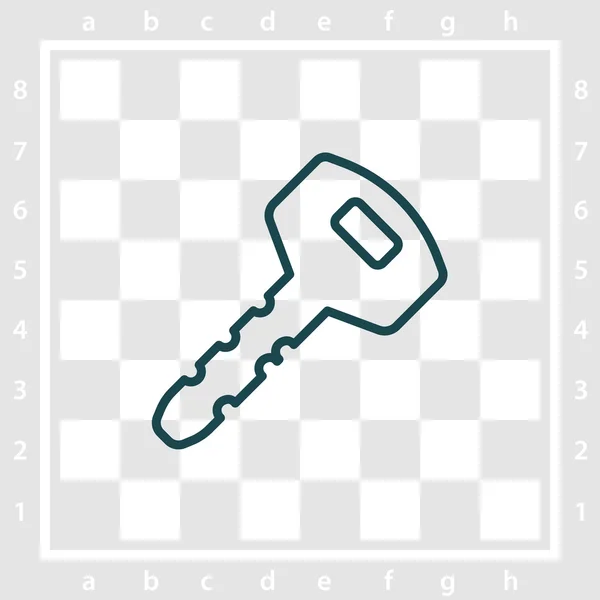 Icono clave simple — Archivo Imágenes Vectoriales