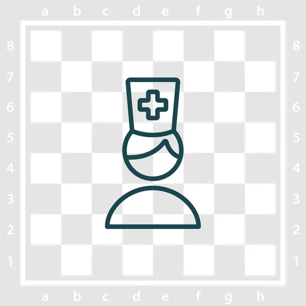 Mannelijke arts pictogram — Stockvector