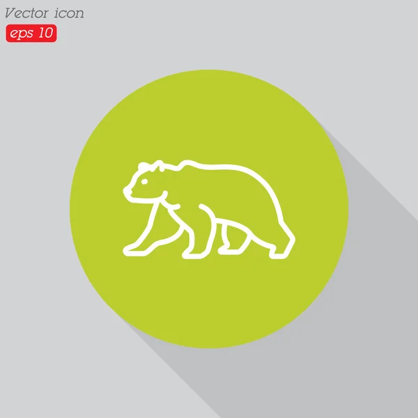 Design of animal icon — Stock Vector