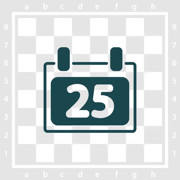 Calendario Icono simple — Archivo Imágenes Vectoriales