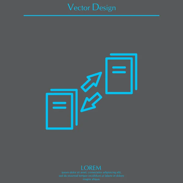 Icono de sincronización de datos — Archivo Imágenes Vectoriales