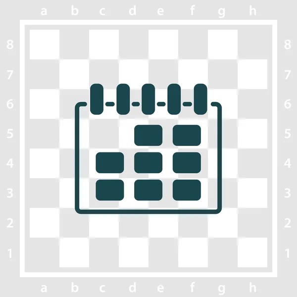Піктограма календаря веб — стоковий вектор