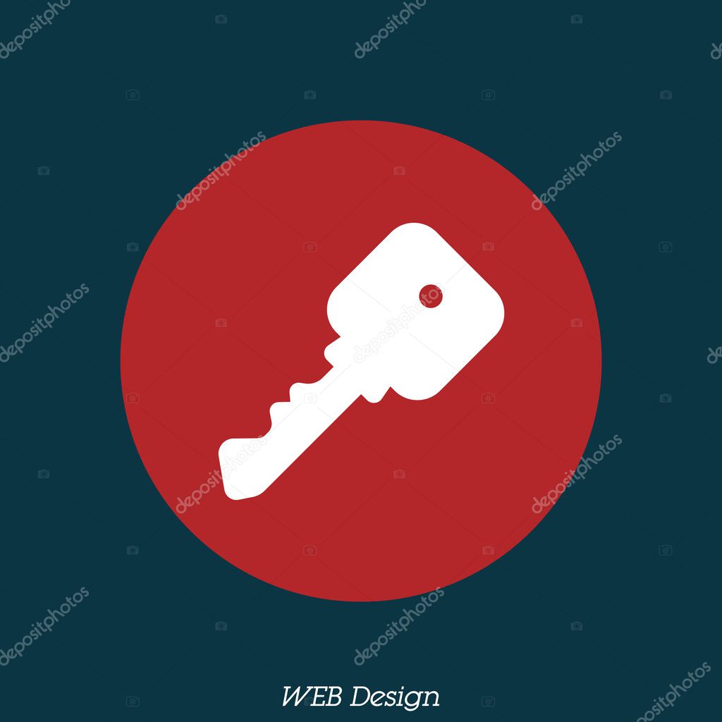 Simple Key icon Stock Vector Image by ©PPVector 125816236