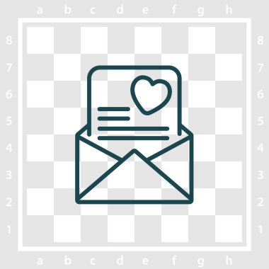 Aşk mektubu simgesi