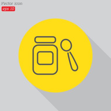 Bebek gıda simgeler