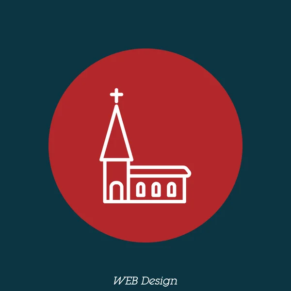 Church, temple icon — Stock Vector