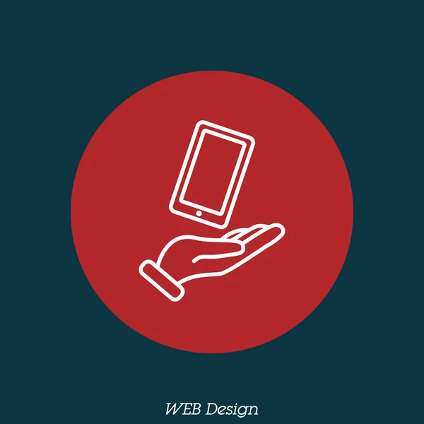 Design telefonu ikony — Stockový vektor