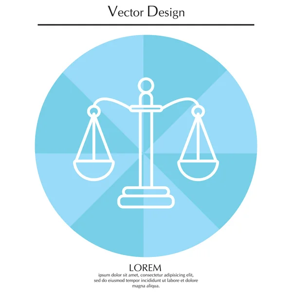 Icône ligne échelles — Image vectorielle