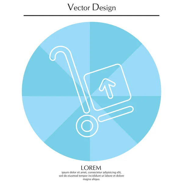 Design do ícone de seta — Vetor de Stock