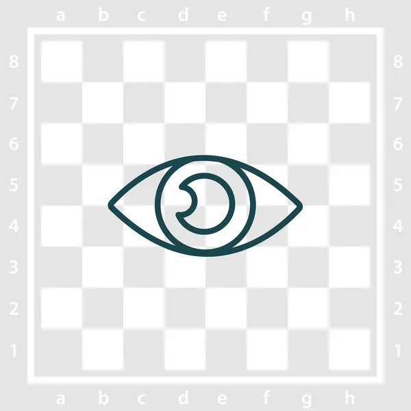 Design of Eye icon — Stock Vector