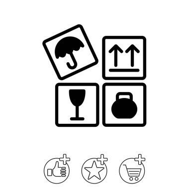 İşaretler paketleri simgesini