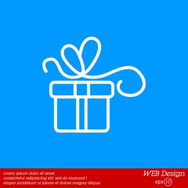 Tasarım hediye simgesinin