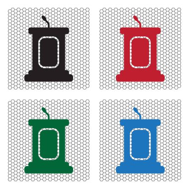 Basit podyum simgesi