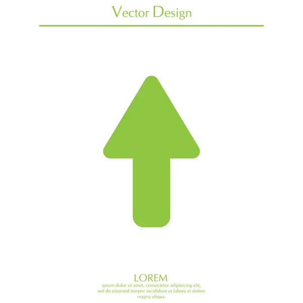 Design dell'icona Freccia — Vettoriale Stock