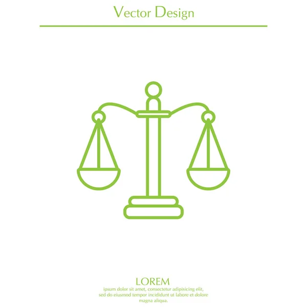 Diseño del icono Escalas — Vector de stock