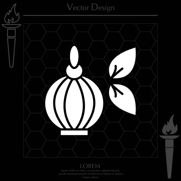 Design de ícone de perfume — Vetor de Stock