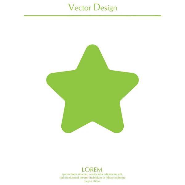 Design de Star Icon — Vetor de Stock