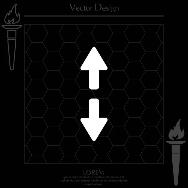 Дизайн значка со стрелками — стоковый вектор