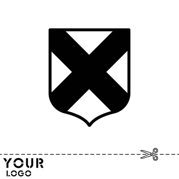 Diseño del icono Escudo — Vector de stock