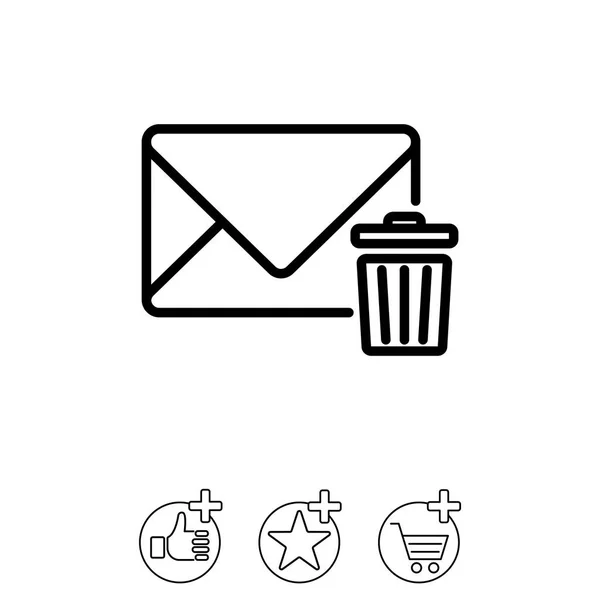 Design do ícone Mensagem — Vetor de Stock