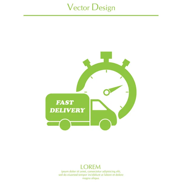 Diseño del icono de envío — Vector de stock