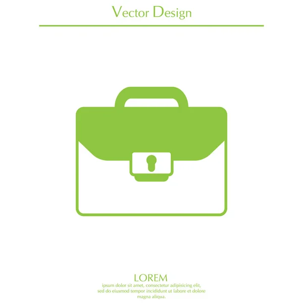 Icono del maletín web — Vector de stock