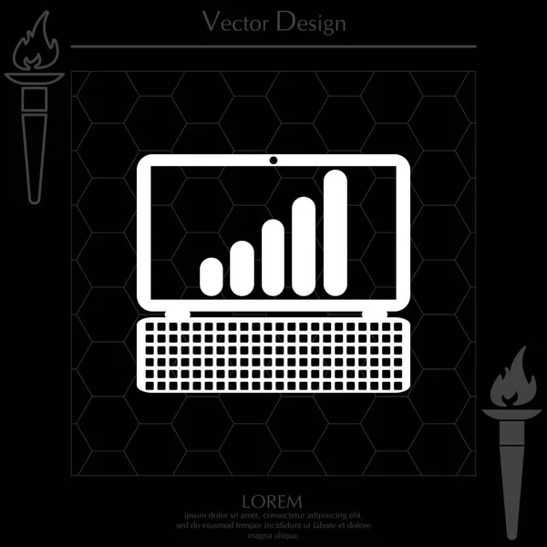 Diseño del icono del libro — Vector de stock