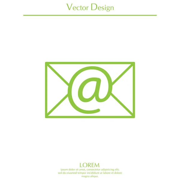 Desenho do ícone envelope — Vetor de Stock