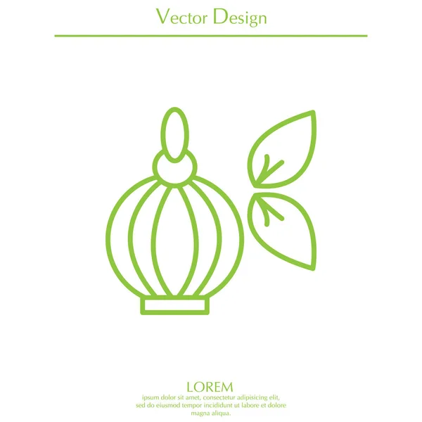 Design de ícone de perfume — Vetor de Stock