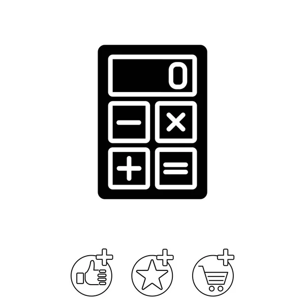 Ikona kalkulatora elektronicznego — Wektor stockowy