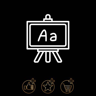 Blackboard basit web simgesi