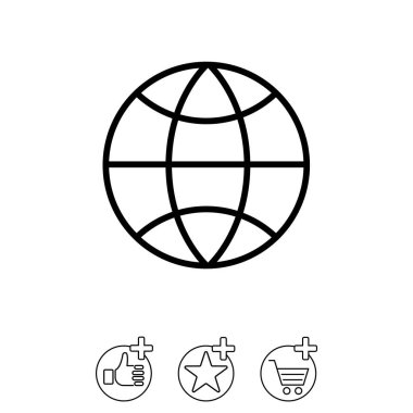 Küre satırı simgesi