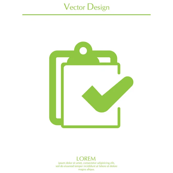 Checklist line icon — Stock Vector