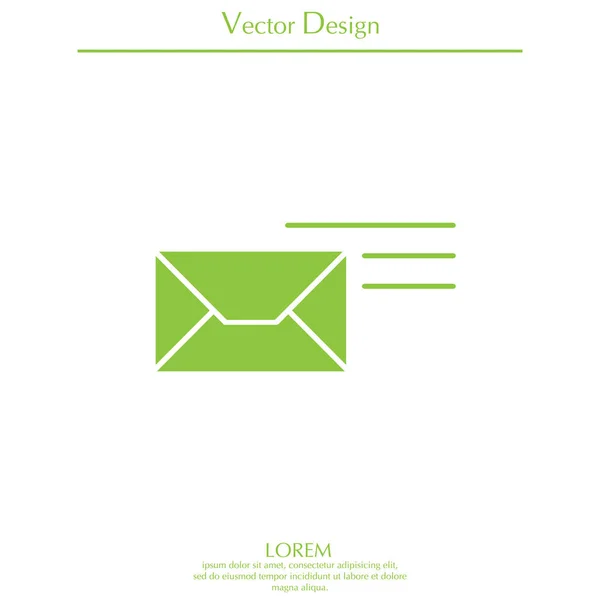 Pictogramme du symbole du courrier — Image vectorielle