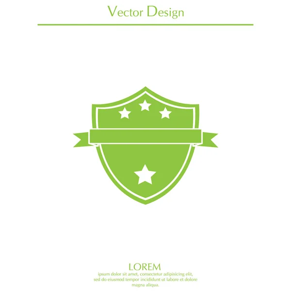 Diseño del icono Escudo — Vector de stock