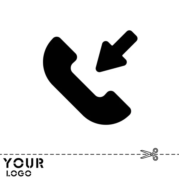 Icône d'appel entrant — Image vectorielle