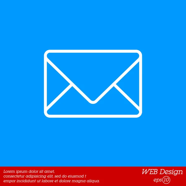 Desenho do ícone envelope —  Vetores de Stock