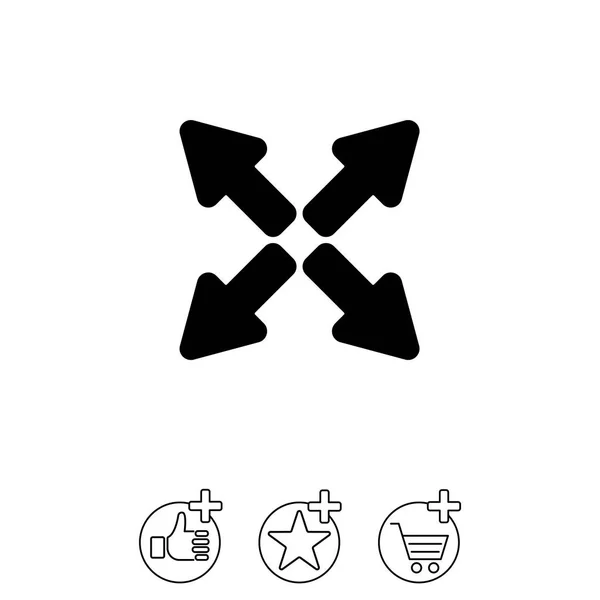 Design der Pfeile Symbol — Stockvektor