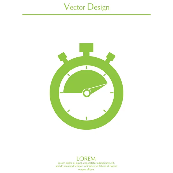 Cronometro Icona semplice — Vettoriale Stock