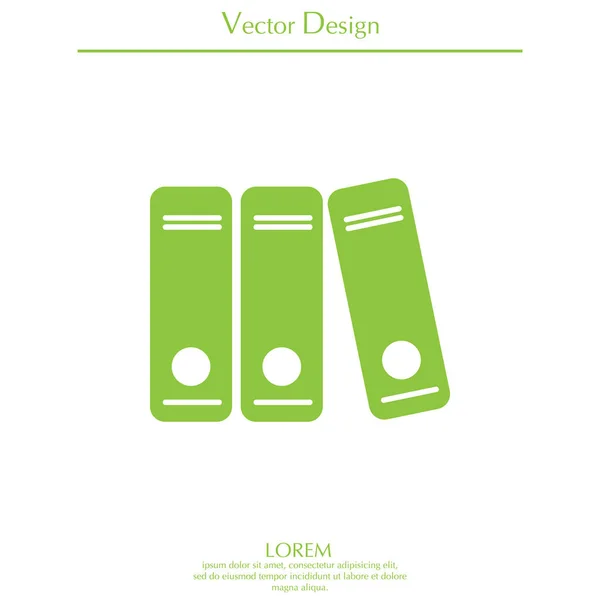 Web line icon. Folder. — Stock Vector