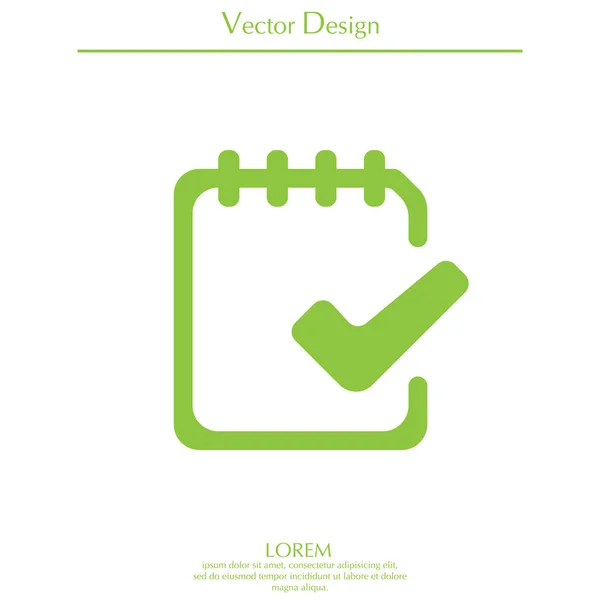 To-Do Icono simple — Vector de stock