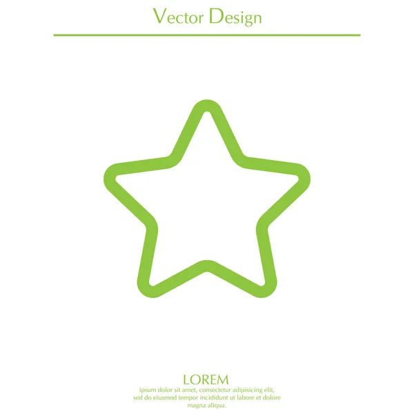 Дизайн Star Icon — стоковый вектор