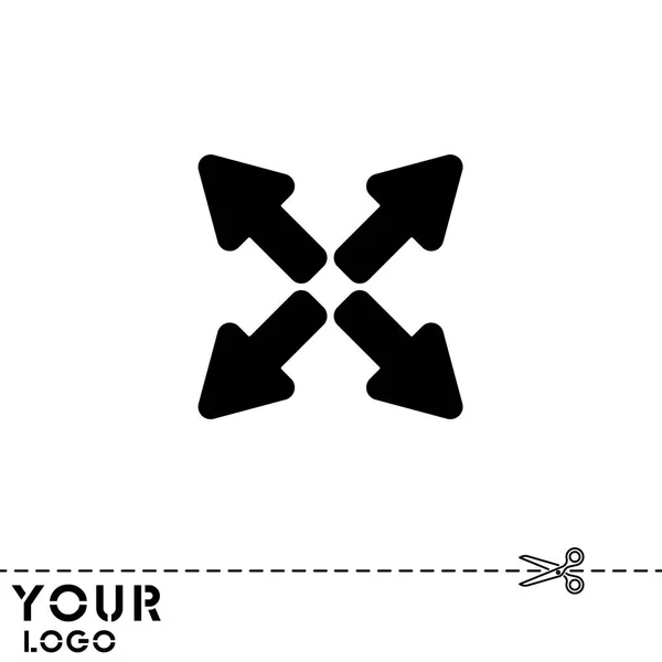 Diseño del icono de flechas — Archivo Imágenes Vectoriales